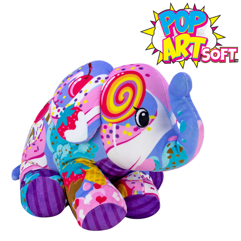 NEW! Pop Art Soft™ Plush Elephants