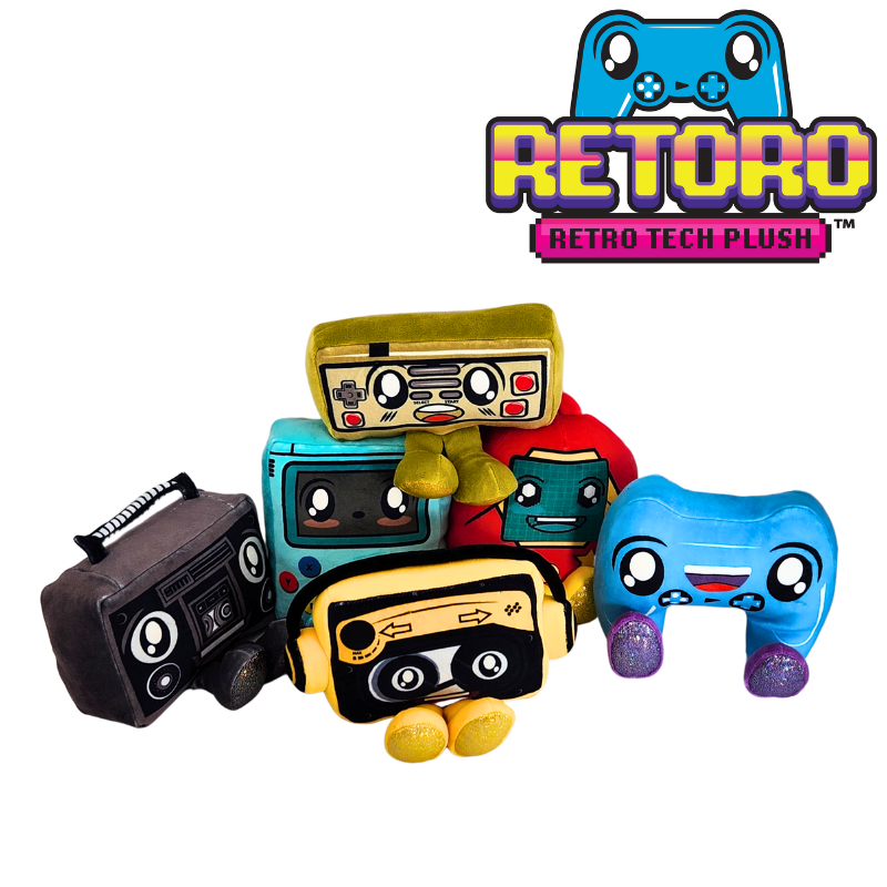 NEW! Retoro™ Retro Tech Plushies
