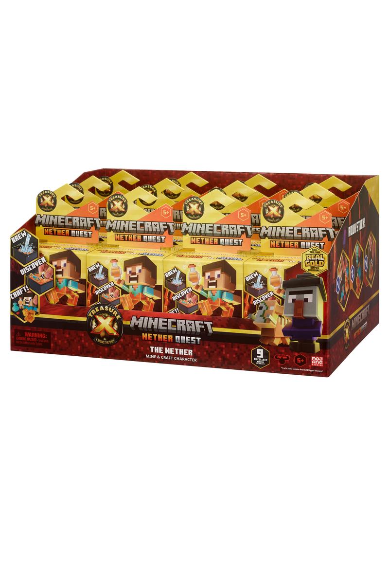 Wholesale Treasure X™ Minecraft 'The Nether' Single Pack in 12pc Counter  Display