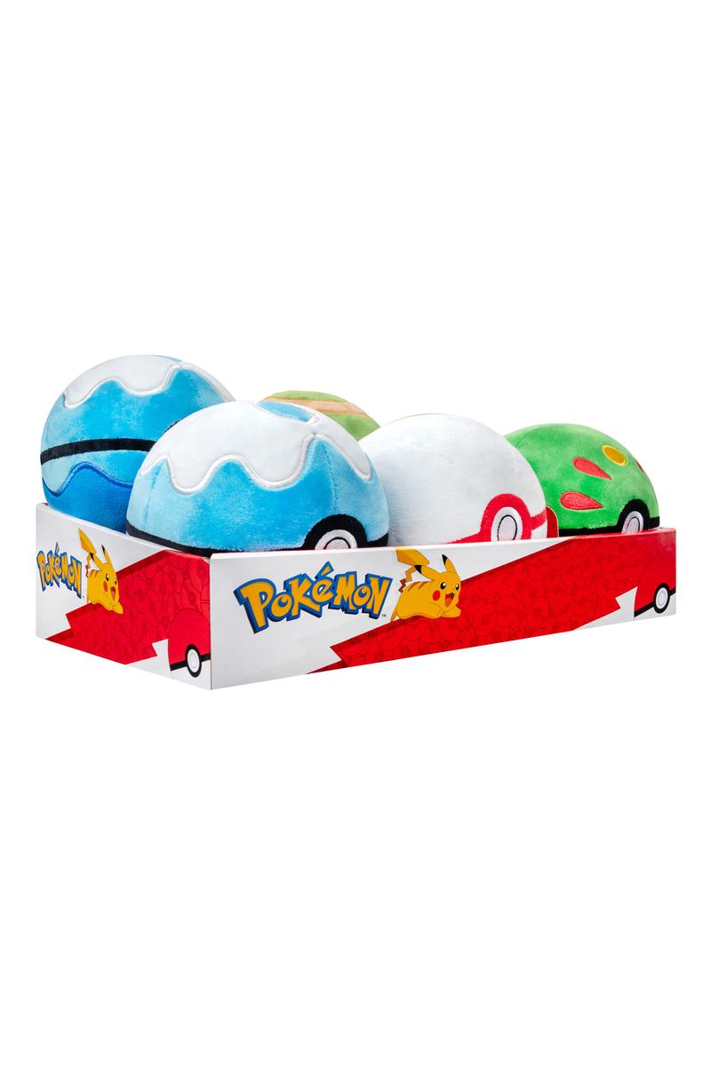 Wholesale Pokémon™ 5 Inch Poké Ball Plush Assortment in 6pc Counter ...